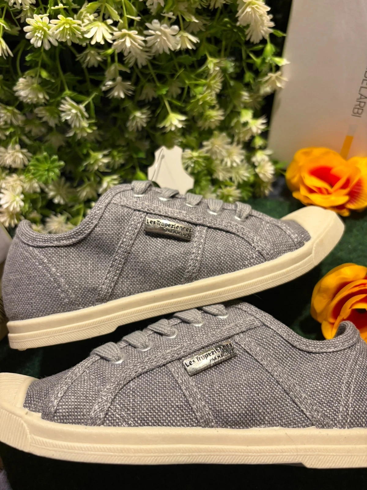 Zapatillas Les Tropéziennes - modelo Floride - gris con lentejuelas Talla 31 – photo 3